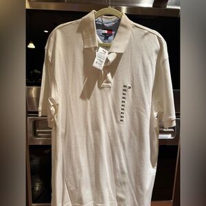 Tommy Hilfiger Men's Off-White Polo Shirt